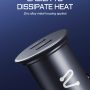 USB C Car Charger, Aergiatech 40W (20W+20W) PD 3.0 Mini All Metal Car Charger Adapter Fast Charging Dual Port Compatible with iPhone 13/13 Mini/13 Pro/12/12 Pro/12 Mini/11/11 Pro, iPad Pro, Grey - Image 4