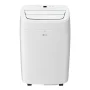 LG - 300 Sq. Ft. 7,300 BTU DOE (11,000 BTU ASHRAE) Smart Portable Air Conditioner - White - Image 2