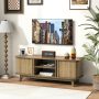 TV Stand for 55-Inch TV Media Console Table with Dual Sliding Doors - Image 5
