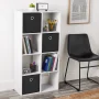 Mainstays 8 Cube Storage Organizer, White - Image 1