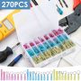 270pcs Heat Shrink Tubing Wire Connectors Marine Automotive Waterproof Terminal - Image 3