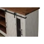 Toas White Metal TV Stand Fits TVs Up to 70 in. with Adjustable Shelves - Image 3