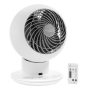 WOOZOO - Compact Globe Oscillating Fan w/ Remote - 5 Speed - White - Image 1