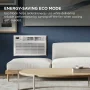 TCL - 550 Sq. Ft. 12,000 BTU Smart Through-the-Wall Air Conditioner with Wi-Fi and Remote - White - Image 3