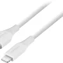 Insignia™ - 4' Lightning to USB Braided Charge-and-Sync Cable (2 Pack) - Moon Gray - Image 2