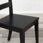 Black Wood Dining Chair with Ladder Back (Set of 2) (17.72 in. W x 36.77 in. H) - Image 5