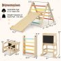 Multicolor 7-in-1 Toddler Climbing Toy Connected Table and Chair Set for Boys and Girls Aged 3-14 Years Old - Image 4