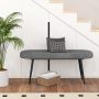 47 Inch Upholstered Entryway Bench with Heavy-duty Metal Frame - Image 1
