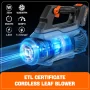 SENIX 20V 2-Tool Cordless Combo Kit, 10-Inch String Trimmer & Variable Speed Leaf Blower (One 4.0Ah Battery and Charger Included) S2K2B1-03 - Image 3