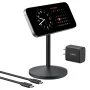 Anker - MagGo Wireless Charger (Stand) with Charger and USB-C Cable - Black - Image 2