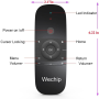 Teclado Para Smart Tv 2.4G Inalambrico Samsung Lg Android TV Box Proyector HTPC - Image 6