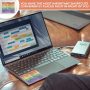 SYNERLOGIC Pride Windows PC Reference Keyboard Shortcut Sticker - Laminated Vinyl, No-Residue Adhesive, for Any 15" and Larger PC Laptop or Desktop (1-Pack) - Image 3