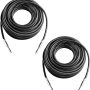 Yoico 2Pcs 100 Feet Professional 1/4" to 1/4" Speaker Cables, Pair 100 ft 12 Gauge 1/4 Male Inch Audio Amplifier Connection Heavy Duty Cord Wire - Image 5