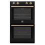 Forno Appliances - Vomero 30" Electric Convection Double Wall Oven - Black - Image 1
