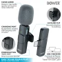 Bower Wireless Lavalier Microphone: High-Quality Audio for Content Creation - Image 5