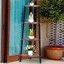 4-Tier Multipurpose Corner Shelf Bookcase - Image 2