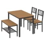 Kennett 4-Piece Manufactured Wood Dining Set - Image 2