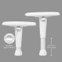 Yoogu Adjustable Arms Armrest Pair Up Right Bracket Replacement with Pads Fits Most Home Office Gaming Chairs (2 Holes) - Image 3
