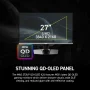 MSI - MAG 272UP QD-OLED X24 27" UHD 240Hz 0.03ms Gaming Monitor G-SYNC FreeSync Premium Pro TB 400 (HDMI, DP, USB-C) - Metallic Black - Image 4