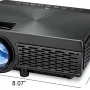 iLive Pop-up Movie Theater Projector Bundle, THE2021BDL,Black - Image 5