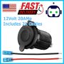 12V Car Cigarette Lighter Socket Outlet Charger Power Adapter Plug Waterproof SM - Image 1