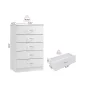 5-Drawer White Chest of Drawers - Image 3