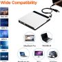 NOLYTH External CD DVD Drive with SD/TF Port Portable CD/DVD Burner USB 3.0/USB C CD/DVD +/-RW Optical Disk Drive Reader Disc Writer DVD Player for Laptop Mac PC MacBook Windows Linux OS - Image 5