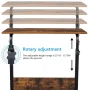 Zimtown Side Table Rolling Computer Desk Stand Coffee Sofa End Cart Laptop PC Tray Home - Image 2