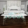 6 ft. Folding Utility Table with Plastic Tabletop - Image 5