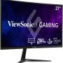 ViewSonic VX2718-PC-MHD 27 Inch 1080p Curved Gaming Monitor, 200Hz and 1ms for Smooth Gameplay, FreeSync Premium and Eye Care Technology, HDMI, and DisplayPort Inputs - Image 1