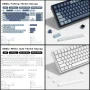 KBDiy GMK Keycap Double Shot GMK Olivia Shoko Jamon WOB Red Samurai Botanical PBT Keycaps Cherry Profile for Mechanical Keyboard - Image 4