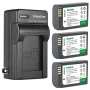 Kastar 3-Pack Battery and AC Wall Charger Replacement for Samsung ED-BP1900 EDBP1900 ED-BP1900/US, BP-1900 Battery, Samsung ED-BC4NX03, ED-BC4NX03/US Charger, Samsung EV-NX1ZZZBMBUS, EV-NX1ZZZBQBUS - Image 6