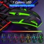 Wired Gaming Keyboard & Mouse Combo, RGB Backlit Mechanical Gaming Keyboard Mouse W/ Multimedia Keys, Anti-ghosting Keys, Spill-Resistant for Windows PC Gamers Desktop Computer Laptop,Black - Image 2