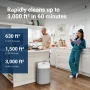 Blueair - Blue Pure 211i Max 3000 Sq. Ft HEPASilent Smart Extra-Large Room Air Purifier - White/Gray - Image 3