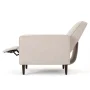 Mervynn Wheat Polyester Standard (No Motion) Recliner - Image 2