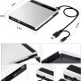 NOLYTH External CD DVD Drive with SD/TF Port Portable CD/DVD Burner USB 3.0/USB C CD/DVD +/-RW Optical Disk Drive Reader Disc Writer DVD Player for Laptop Mac PC MacBook Windows Linux OS - Image 4