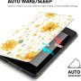 Ayotu Case for Kindle 10th Gen 2019 Released - with Auto Wake/Sleep, Lightweight Leather Hands-Free Stand Cover with Hand Strap (Not Fit Kindle Paperwhite or Kindle 2022), Yellow Flowers - Image 3