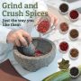 PriorityChef Granite Mortar and Pestle Set - 6.1 Inch Natural Stone Molcajete - Image 3