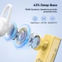 New Bee 2PC Bluetooth Headphones V5.0 Wireless (24H Talk Time/180D Standby) w/Mic, Dual Device Connectivity for iPhone/Android/Samsung/Laptop, Business Trucker Headsets,Gold - Image 6