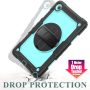 SEYMAC stock Case for Samsung Galaxy Tab A7 10.4 2022/2020 with Screen Protector, 360 Rotating Stand & Hand Strap, Drop-Proof Case for Galaxy Tab A7 10.4'' (T503/T509/T500/T505/T507), Black - Image 5