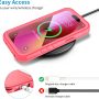 SPORTLINK Compatible with iPhone 13 Mini Waterproof Case - Full Body Shockproof Dustproof Phone Screen Protector Rugged Waterproof Case for iPhone 13 Mini 5.4 Inches Pink - Image 5