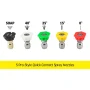 Universal 5-Piece Pressure Washer Nozzle Kit for Gas & Electric Power Pressure Washers - 4000 PSI - Quick-Connect - Image 3
