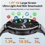 Mingdaln men's Smart Watch 1.39-inch, with Answer Make Call/IP68 waterproof/10 days standby, with Fitness Tracker,fits for Android iPhone Devices, perfect gift( Black) - Image 5