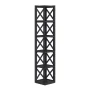Weston Home Rebecca Wood 5-Shelf Corner Bookcase, Black - Image 3