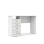 Tvilum Warner 4 Drawer Office Desk with 1 Shelf for Adults, White Finish - Image 6
