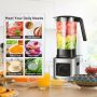 1500W 5-Speed Countertop Blender with 5 Presets and 68oz Tritan Jar - Image 5