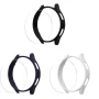 BRADCET 1/3Pack Screen Protector Hard Case for Samsung Galaxy Watch 4 40mm 44mm, Anti-Fog Tempered Glass Protective Film PC Bumper Face Watch Cover Set for Watch 4 for Women Men - Image 1