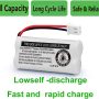 BT162342 BT262342 Battery Compatible with BT183342 BT283342 BT166342 BT266342 VTech CS6114 CS6419 CS6719 at&T EL52300 CL80111 Cordless Phone(Pack of 2) - Image 6