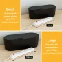 D-Line Cable Management Box, Hide Power Strips & Cords - Small, Black - Image 3
