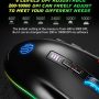 INPHIC Wired RGB Gaming Mouse, High Performance USB Ergonomic Computer Mouse, 12 Programmable Buttons, 5000 DPI Optical, Chroma LED Backlight, Adjustable Weight MMO Gamer Mice for PC Desktop - Image 3